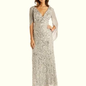 Silver grey formal dress